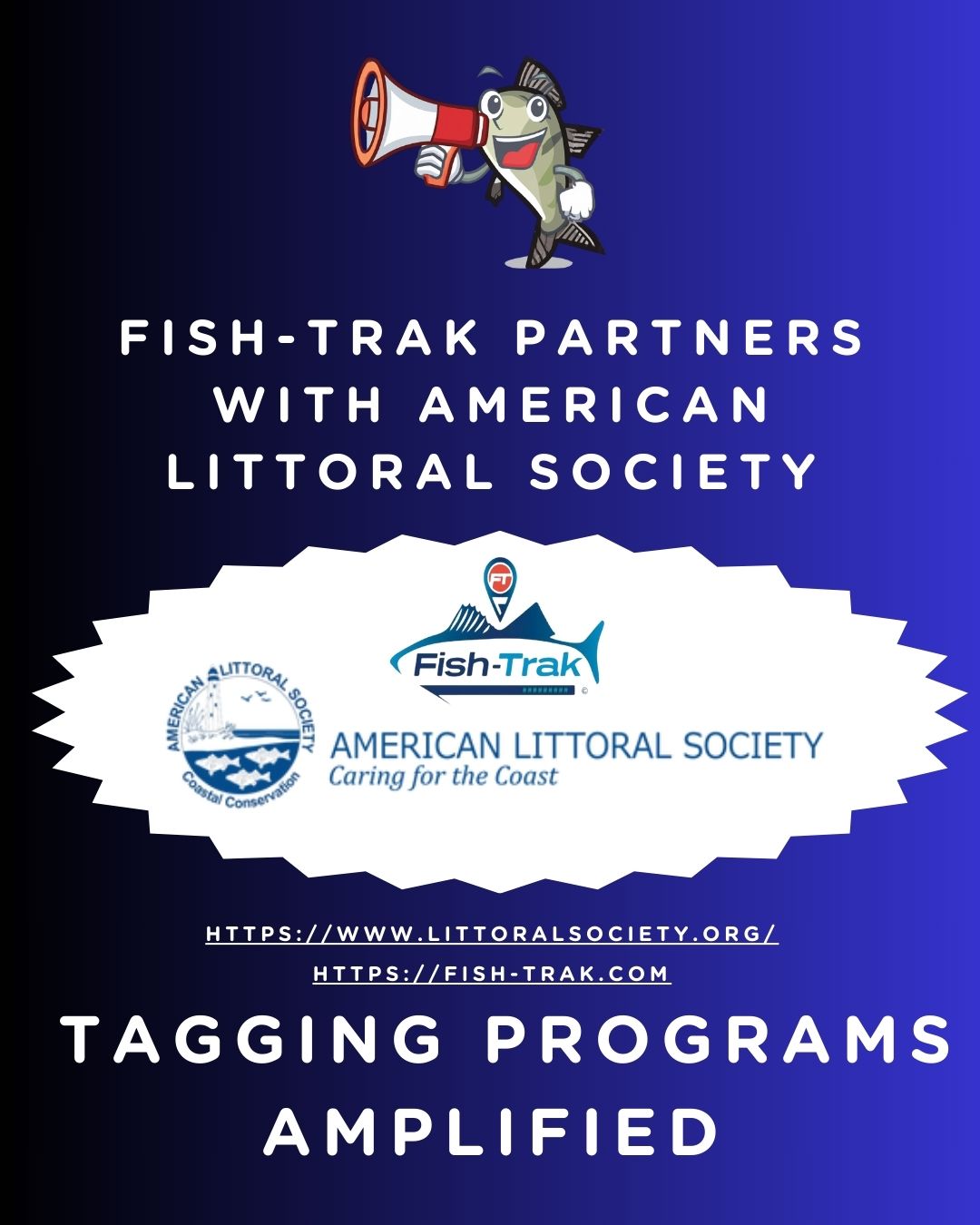 Fish-Trak Announces Exciting Partnership with the American Littoral Society to Revolutionize Fish Tagging